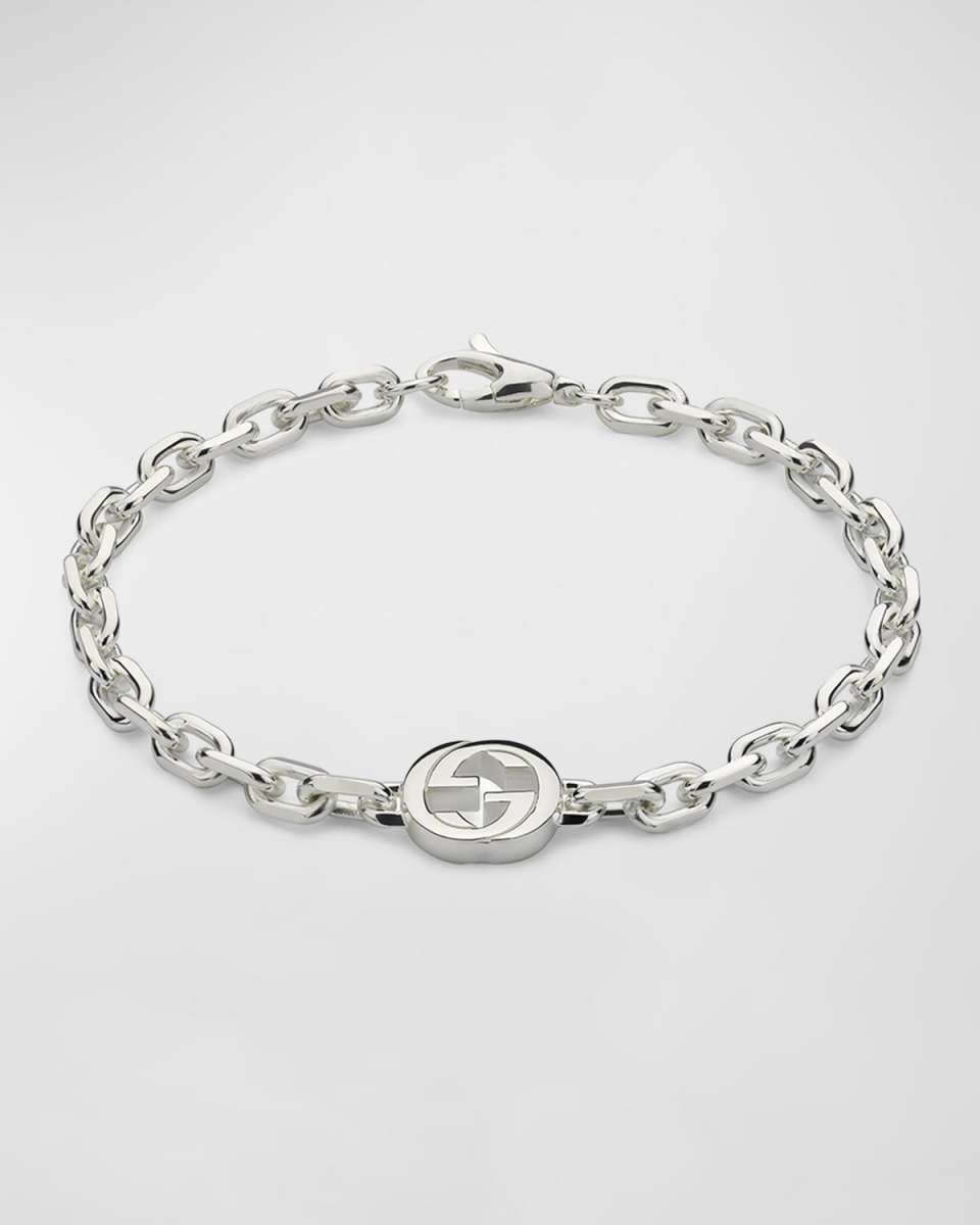 Interlocking G Bracelet in 925 Sterling Silver